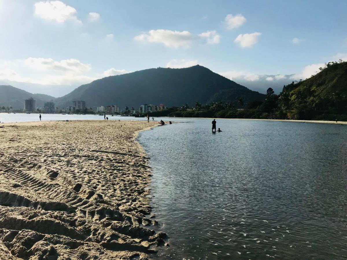 Apartamento Pe Na Areia Frente Para O Mar E Piscina Na Prainha Карагуататуба Екстериор снимка